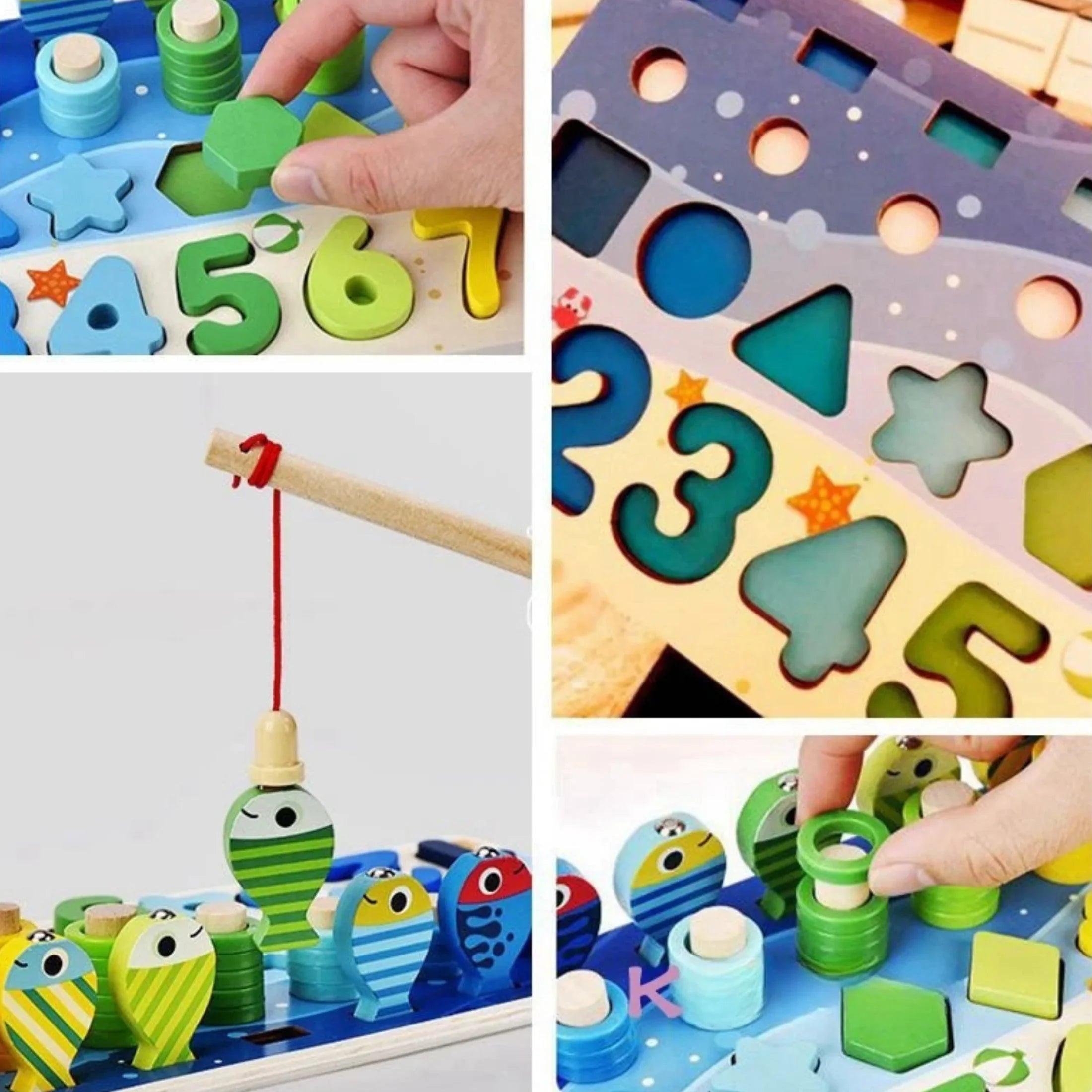 Wooden Counting & Sorting Board