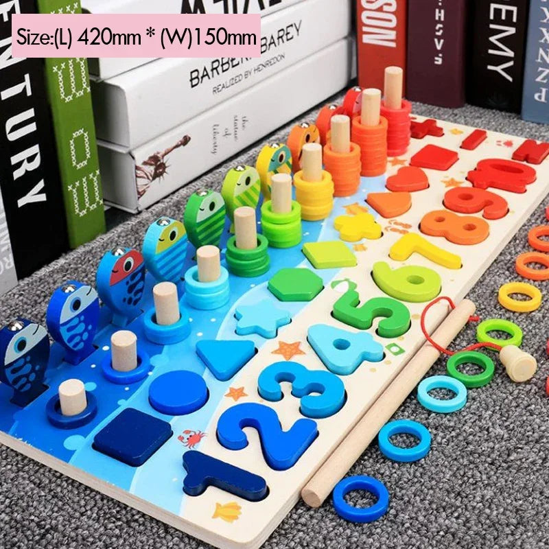 Wooden Counting & Sorting Board