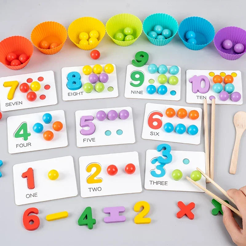 Montessori Math Learning Card