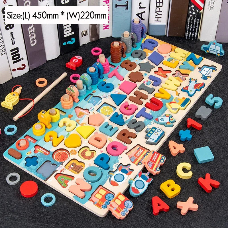 Wooden Counting & Sorting Board