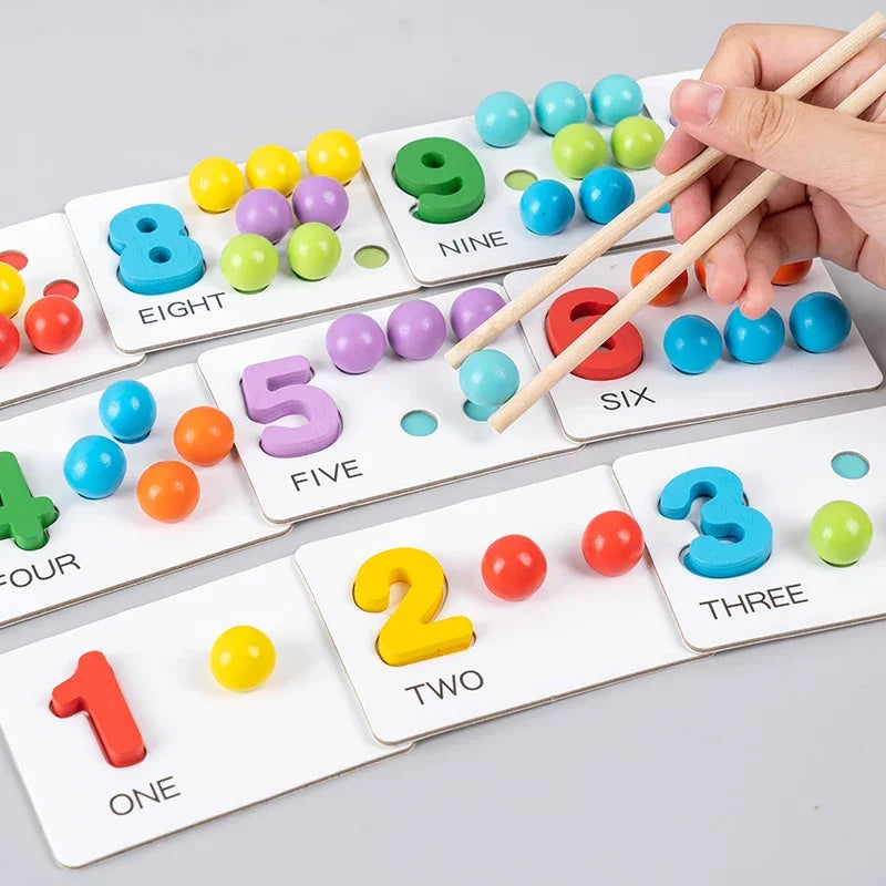 Montessori Math Learning Card